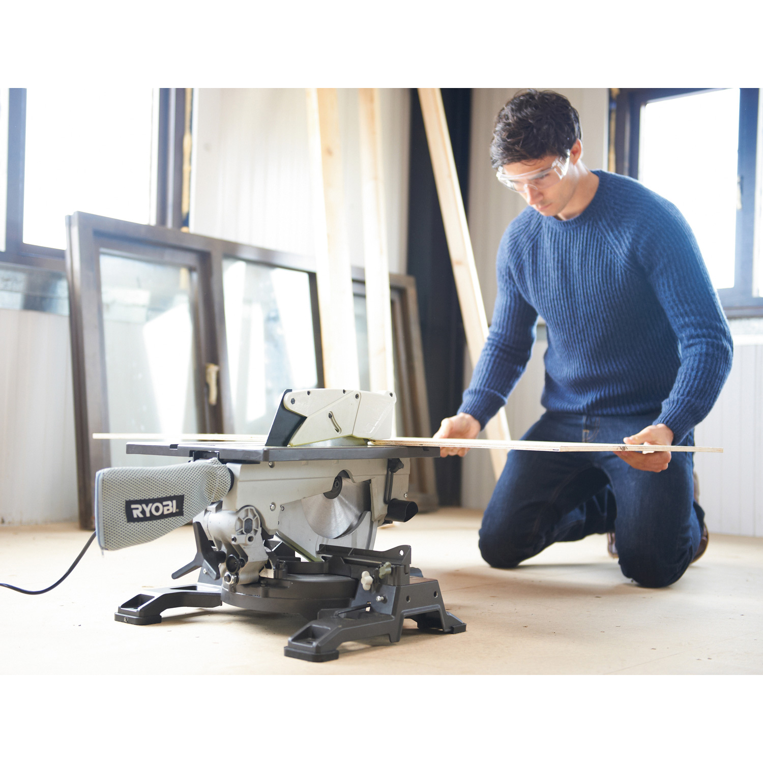 Kombinationssåg RYOBI RTMS1800-G 1800W 4800rpm El & Sladd