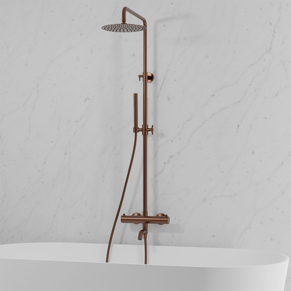 Takduschset Scandtap Steel Pleasure 3