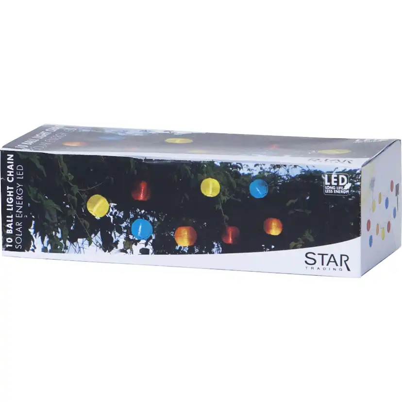 Solcells-ljusslinga Star Trading Festival
