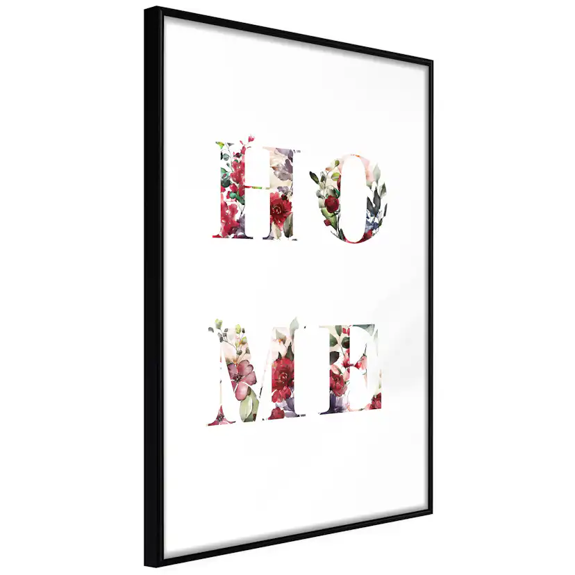 Poster Artgeist Affisch Home in Flowers