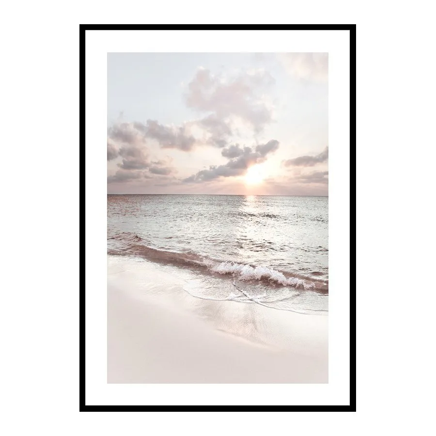 Poster Gallerix Waves At Seven Mile Beach