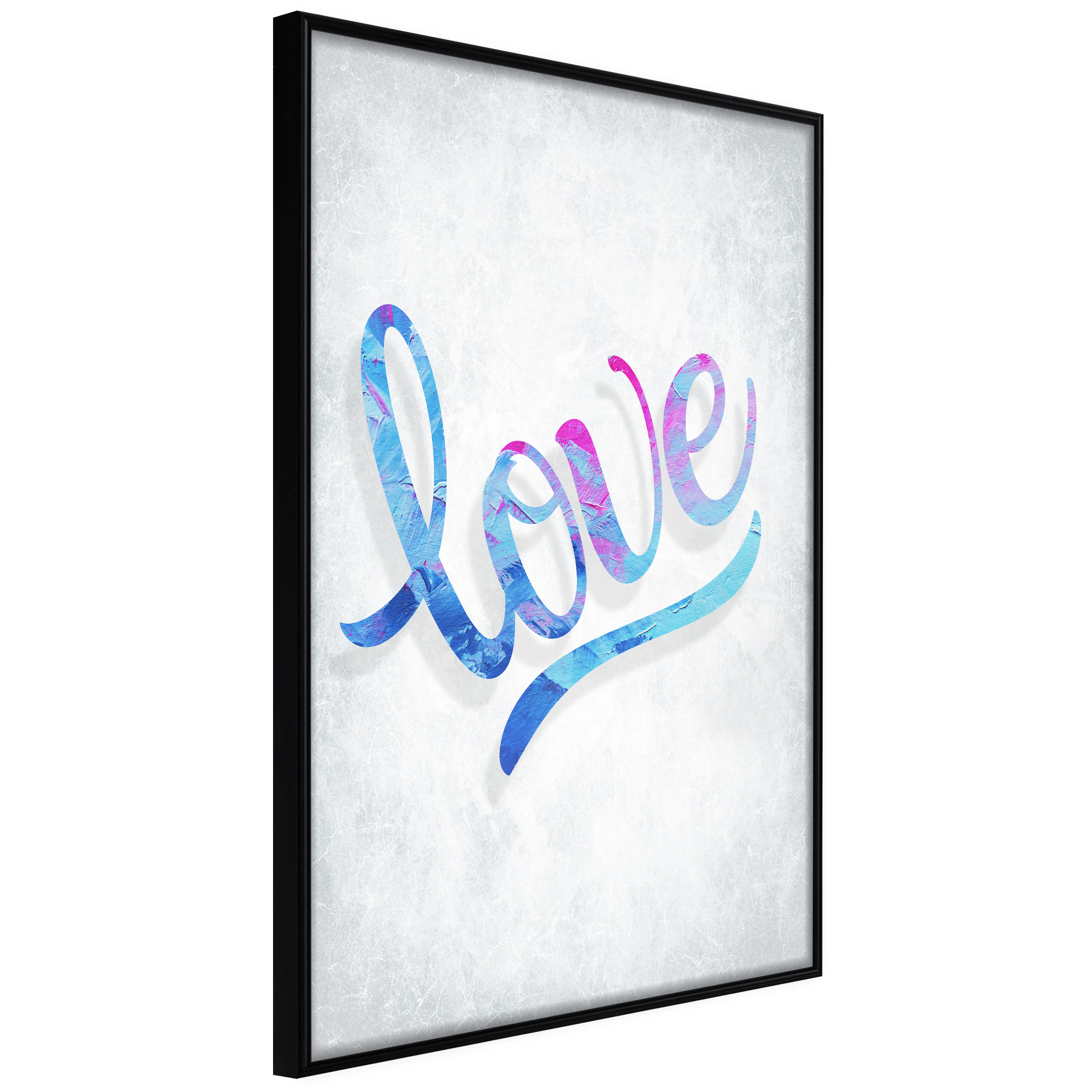 Affisch - Love [Poster] 20x30 Svart ram, 20x30 cm