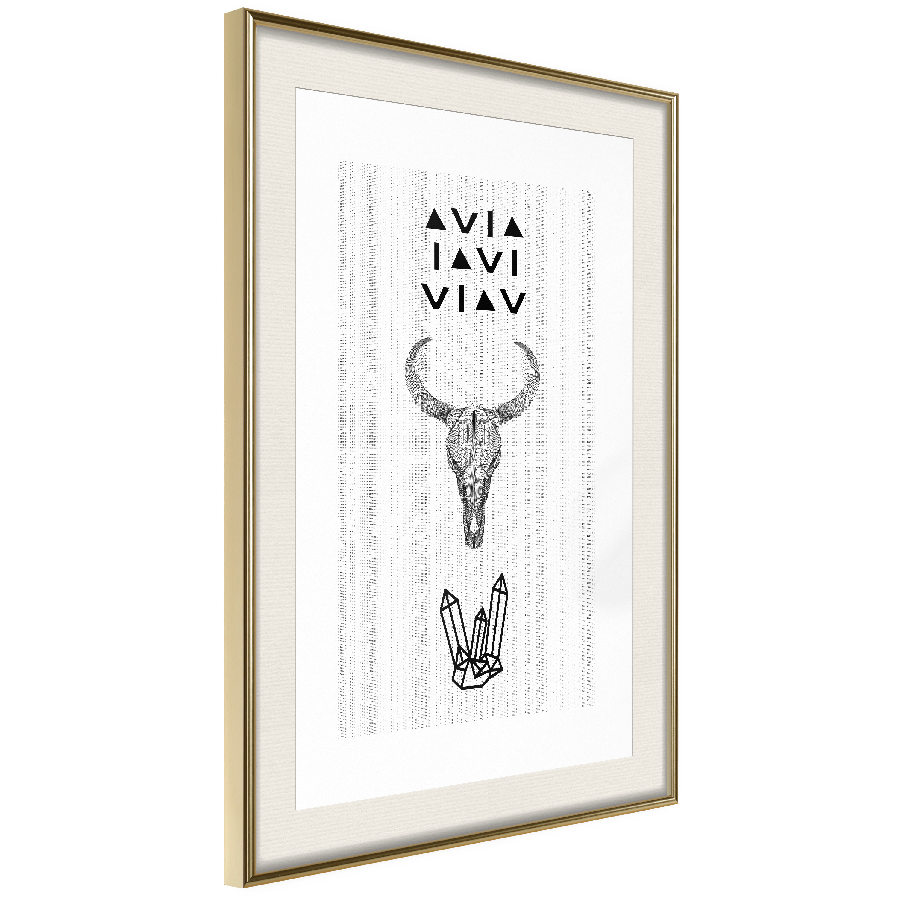 Poster Artgeist Affisch Animal Skull
