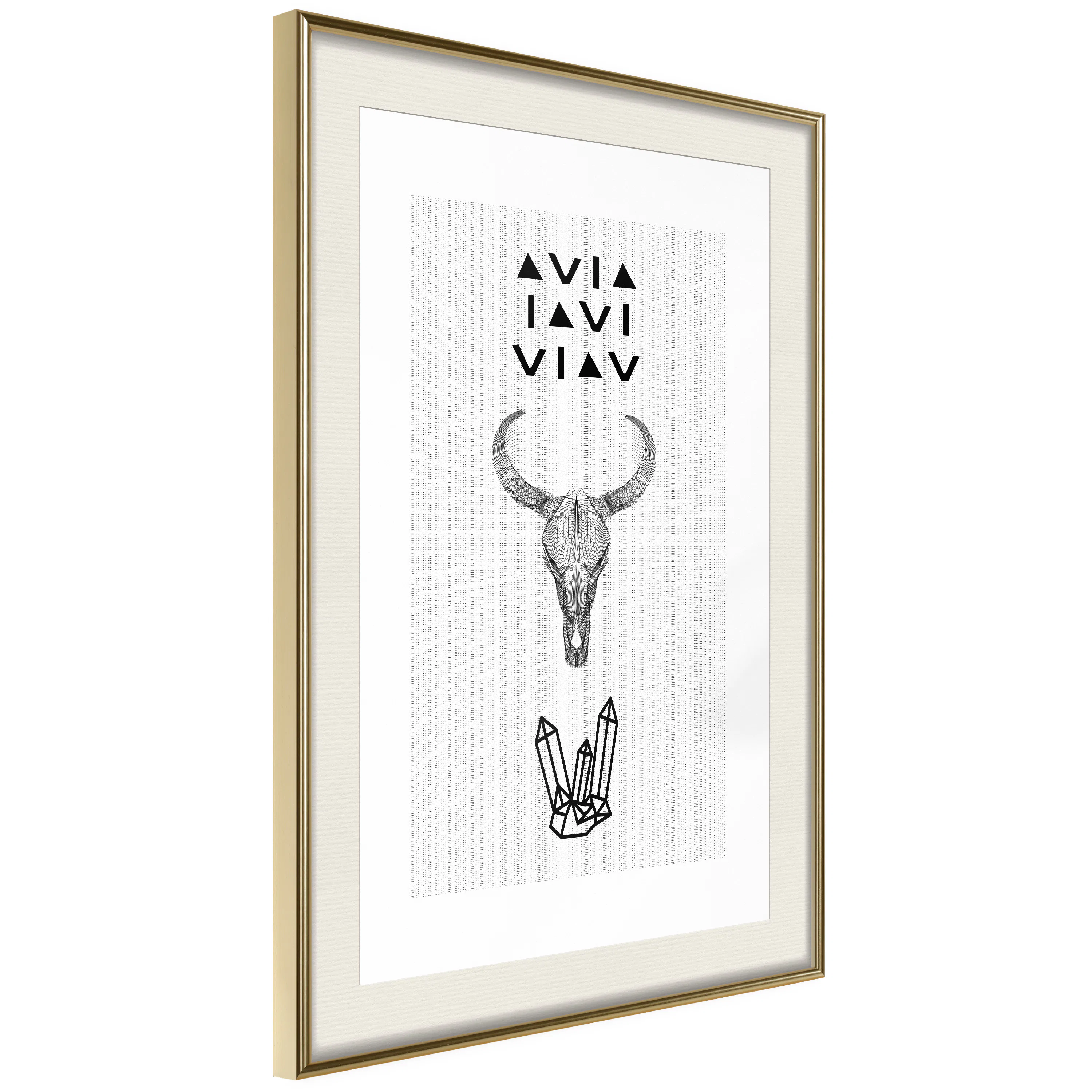 Poster Artgeist Affisch Animal Skull