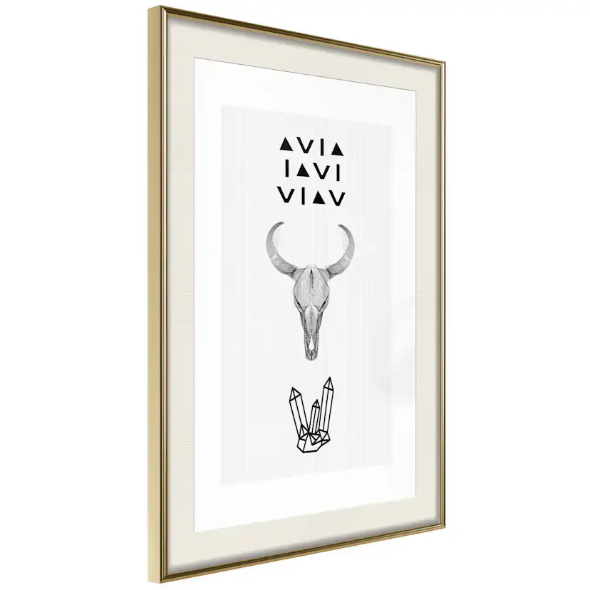 Poster Artgeist Affisch Animal Skull