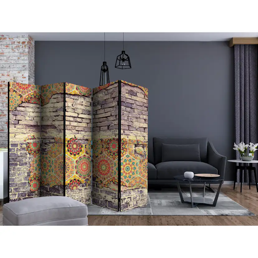 Rumsavdelare Skärmvägg Arkiio Colourful Equation II 225x172 cm