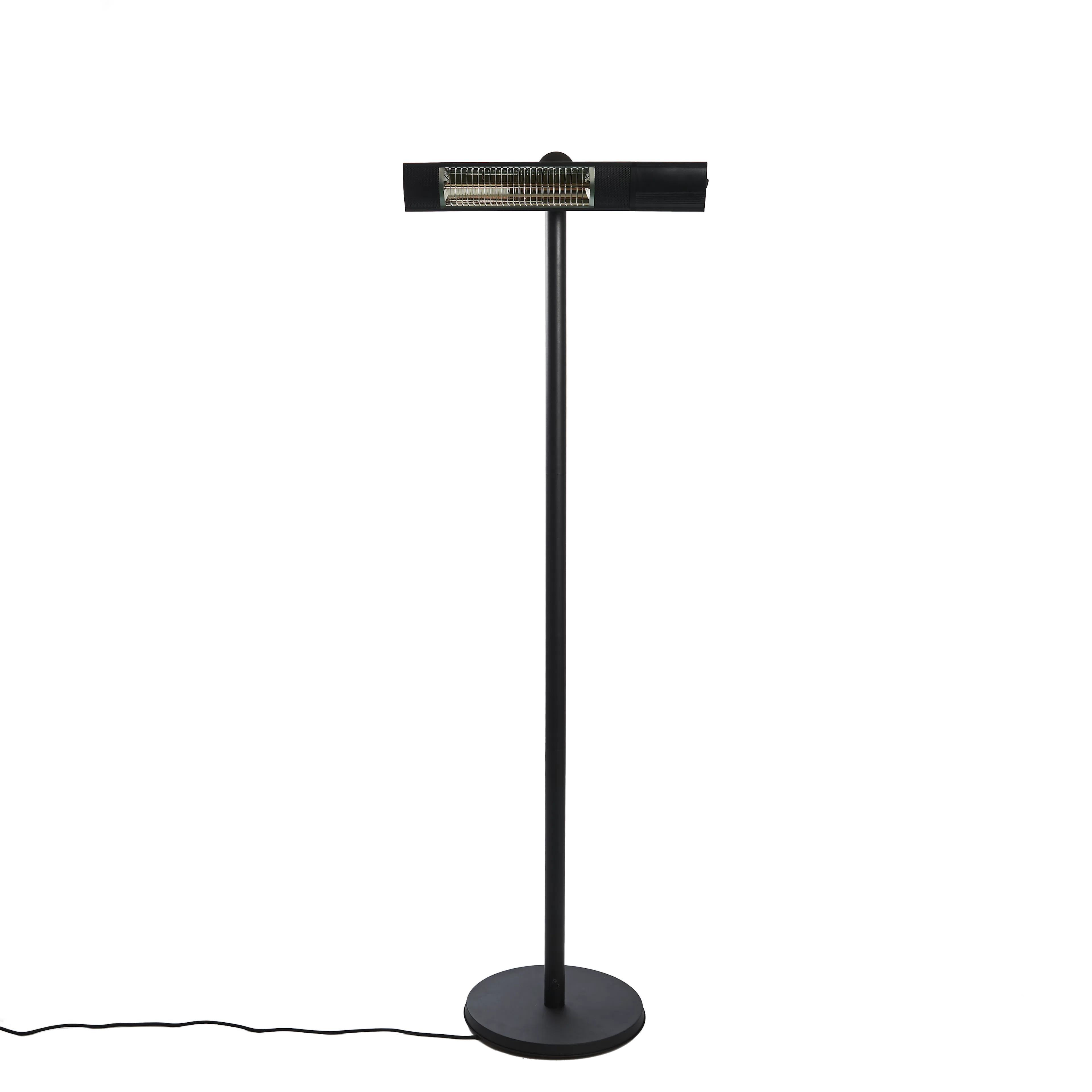 HORTUS Terrassvärmare golvmodell 500/1000/1500 W, GT, med fj Svart