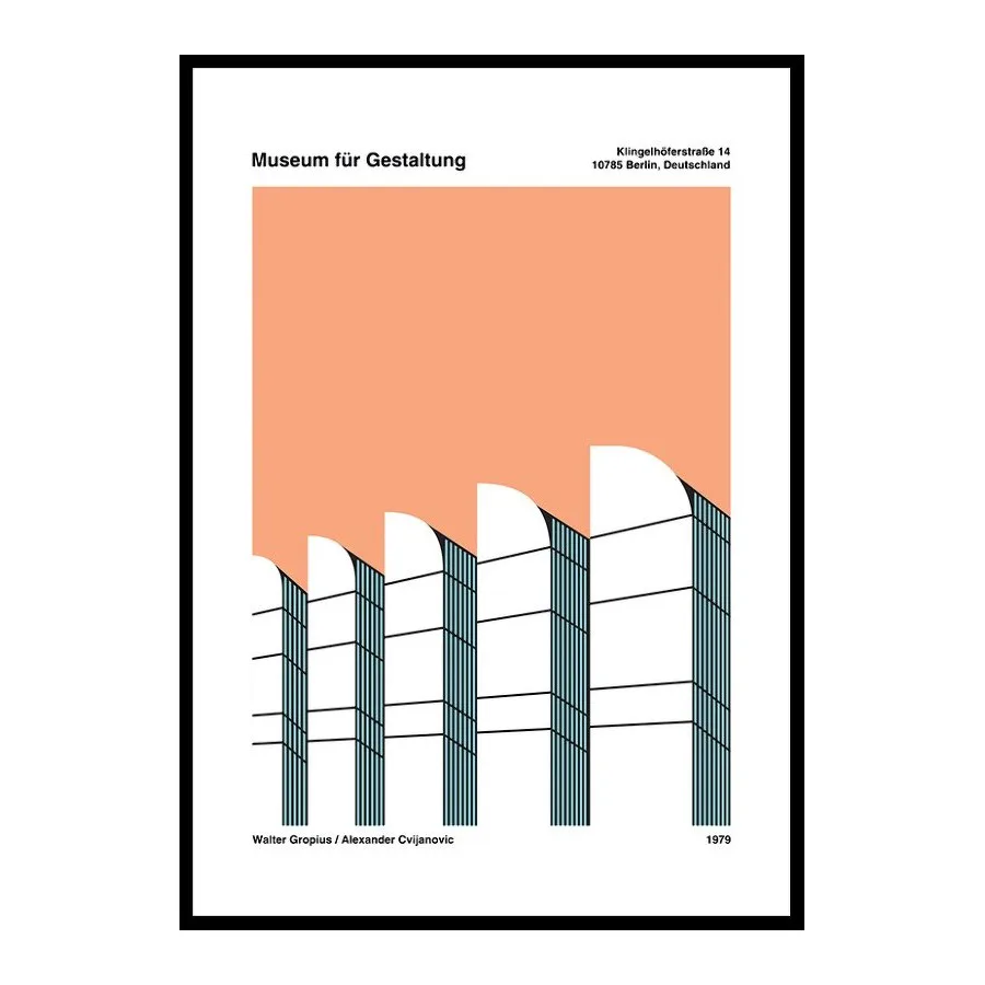 Poster Gallerix Bauhaus No14