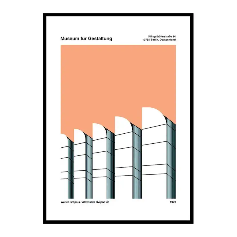 Poster Gallerix Bauhaus No14