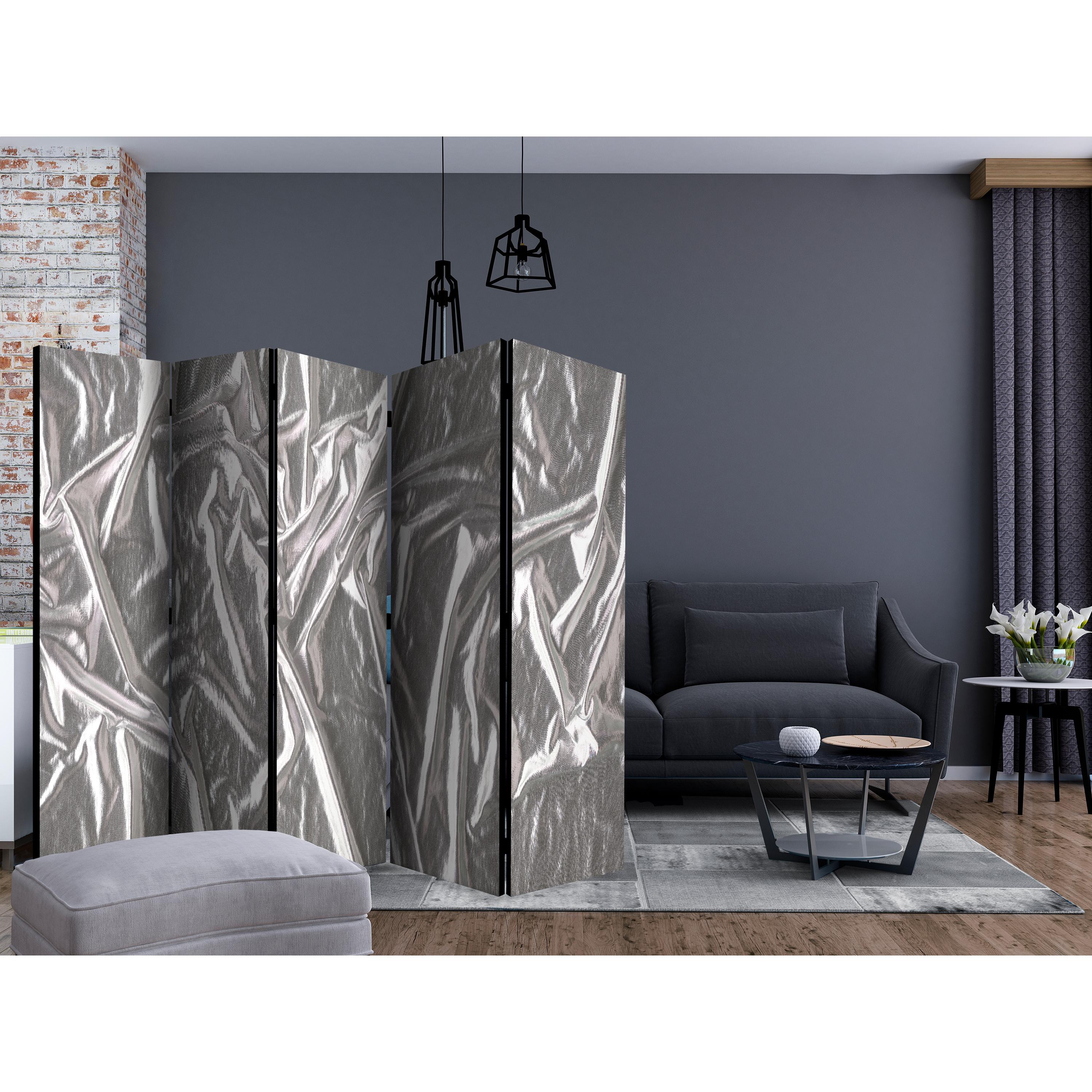 Rumsavdelare Skärmvägg Arkiio Noble Silver II 225x172 cm
