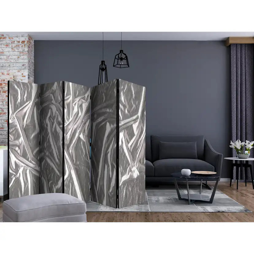 Rumsavdelare Skärmvägg Arkiio Noble Silver II 225x172 cm
