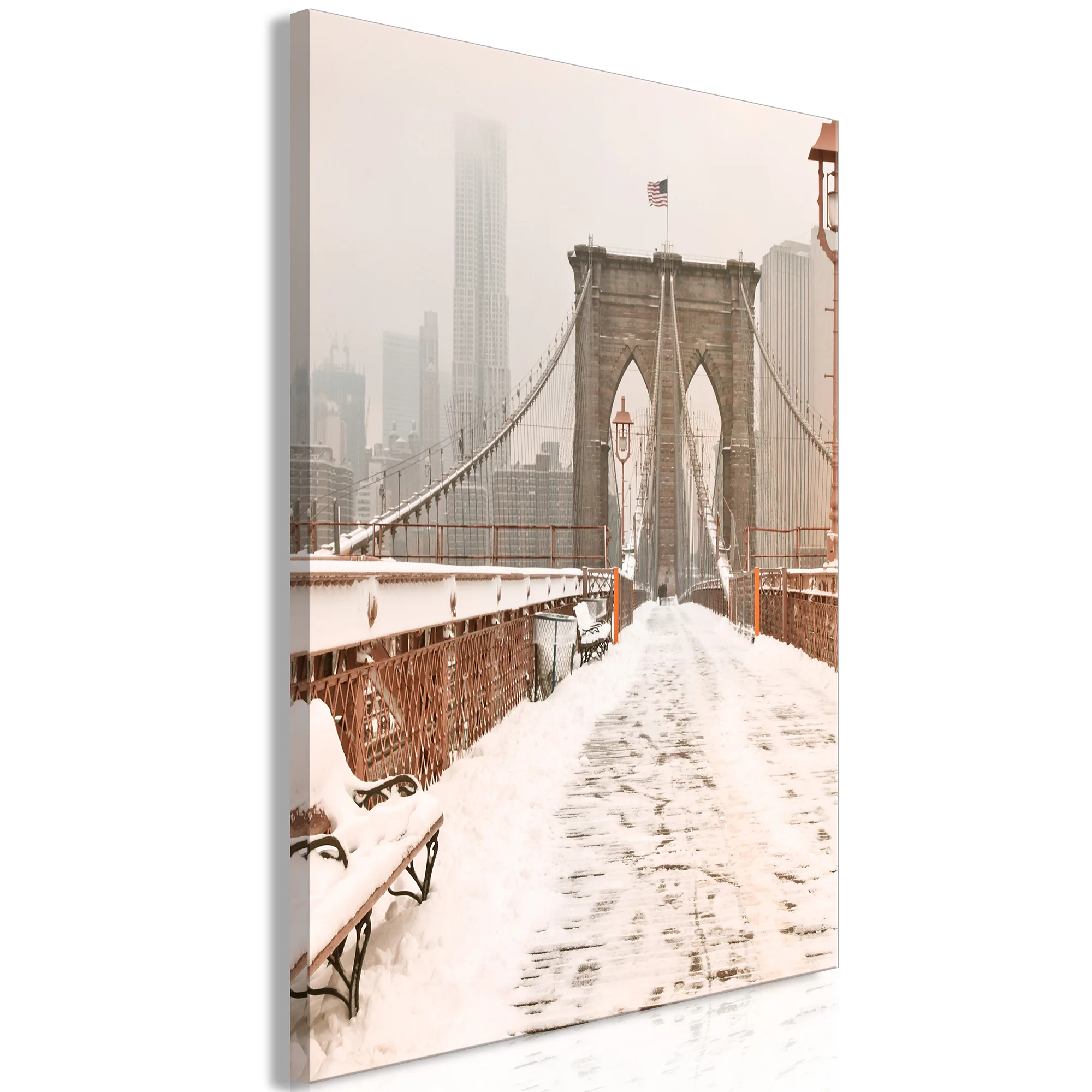 Tavla Arkiio Brooklyn Bridge in Sepia