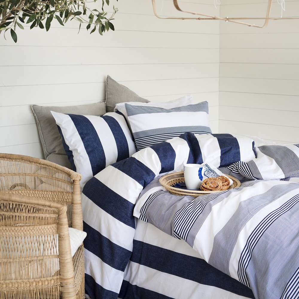 Påslakanset Borganäs of Sweden Block Stripe