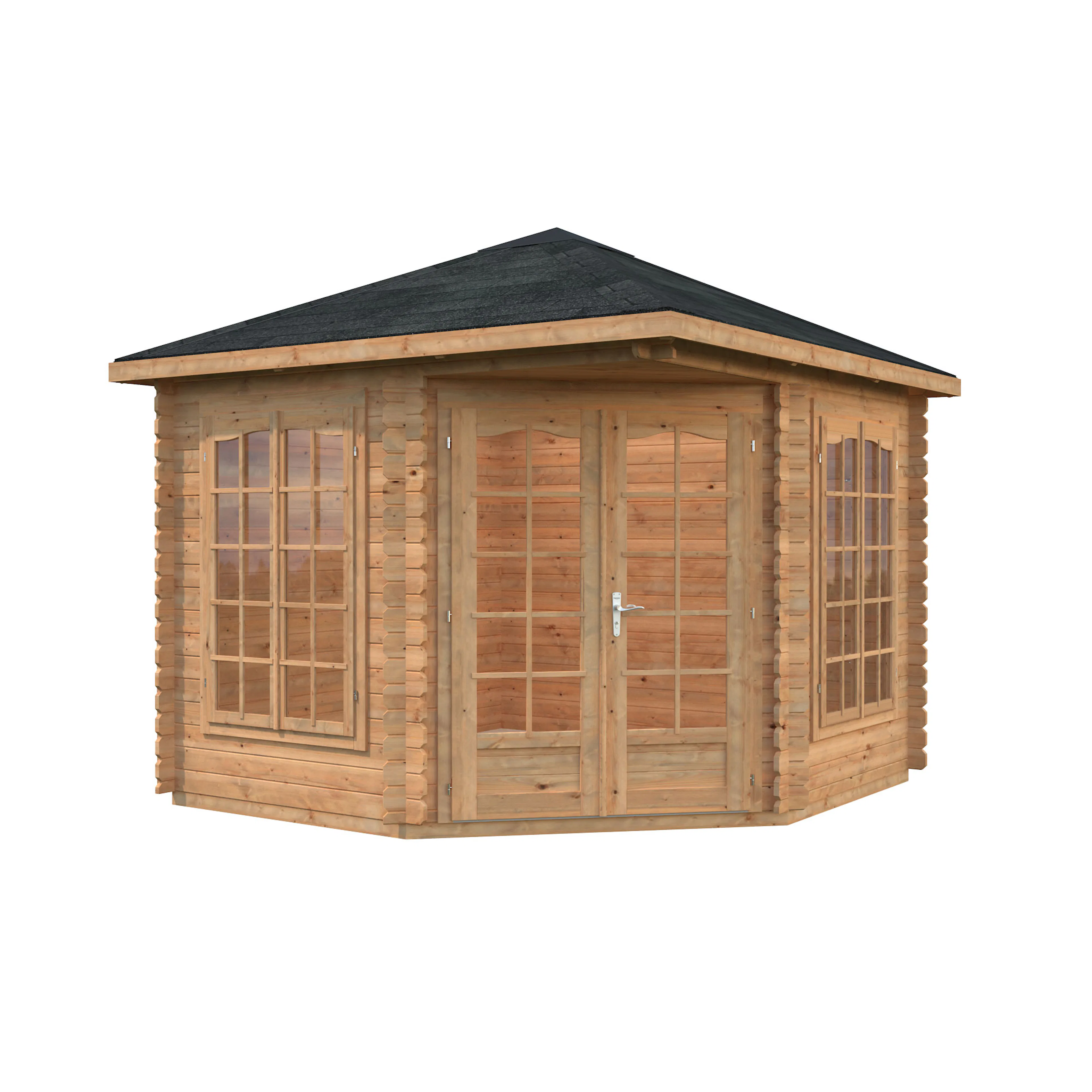Melanie 6,8 m2 Brun dippad
