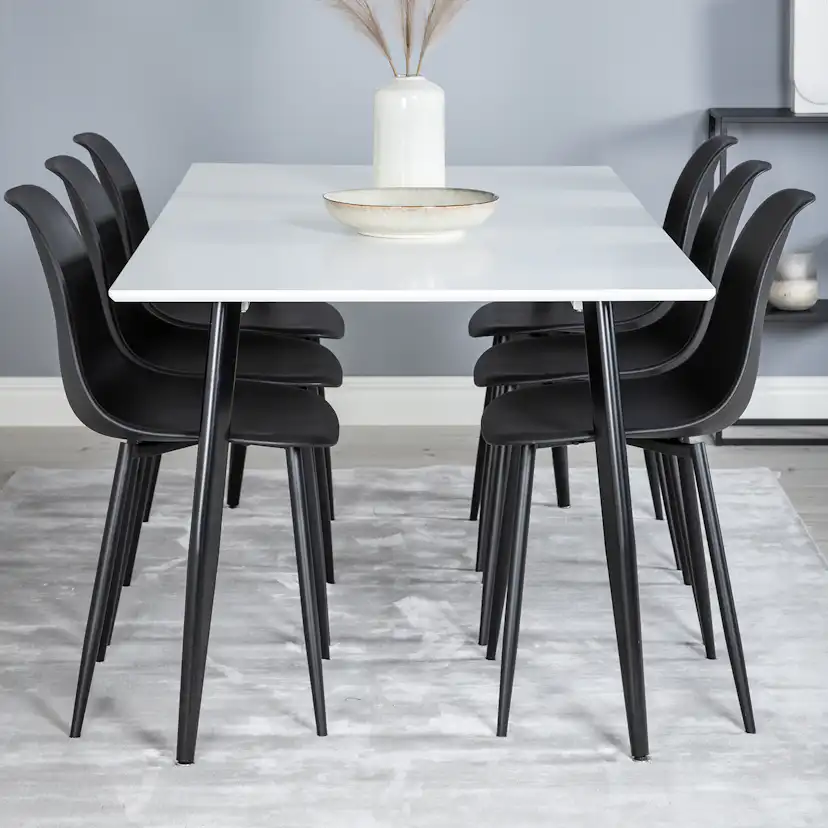 Matgrupp Venture Home Pobbie med 6 Pop Stolar