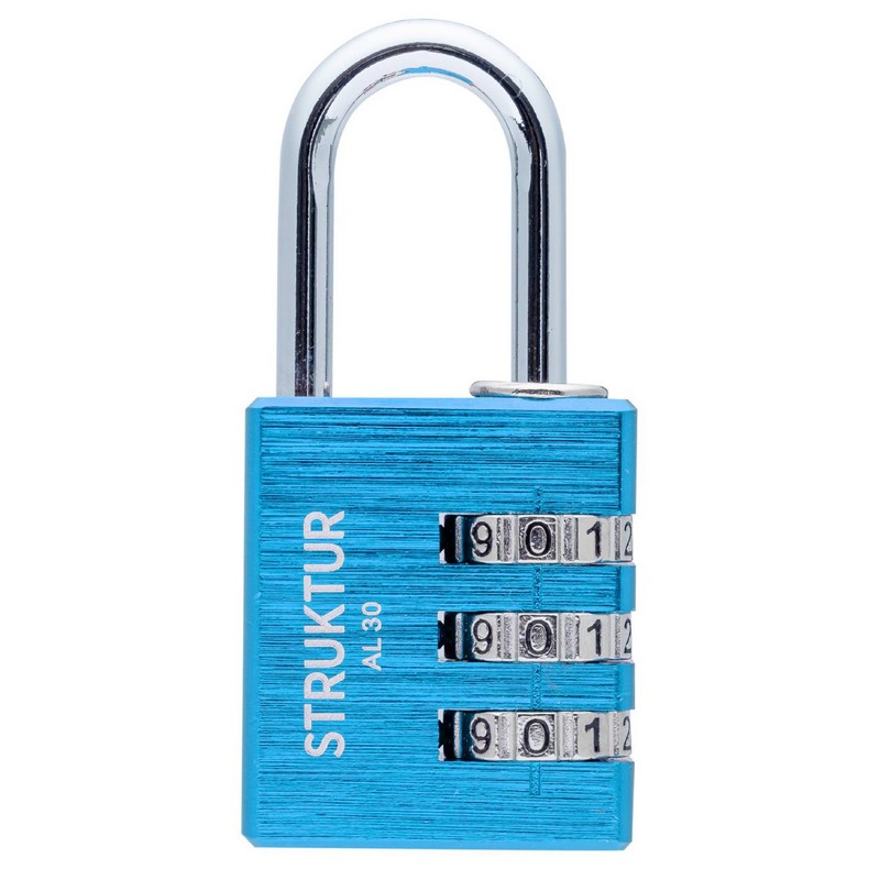 Kombinationshänglås Millers Alu 30