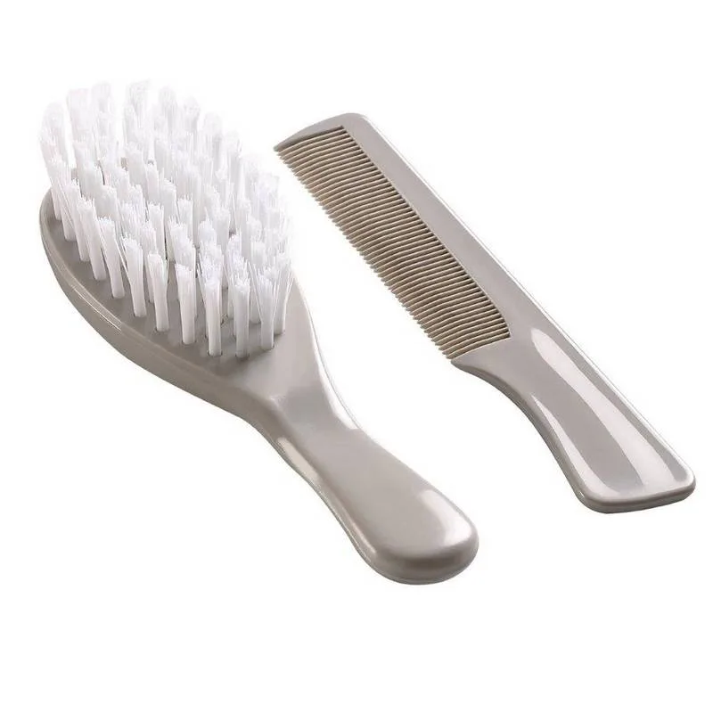 Borste Thermobaby Med Kam Grey
