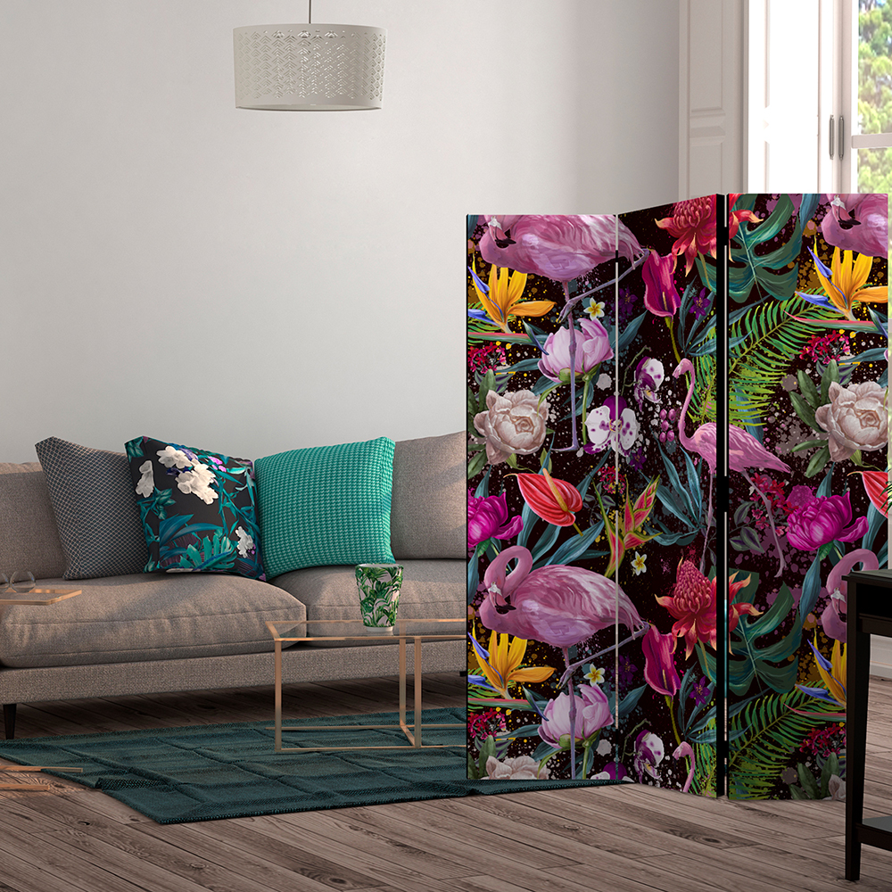 Rumsavdelare Skärmvägg Arkiio Colorful Exotic 135x172 cm