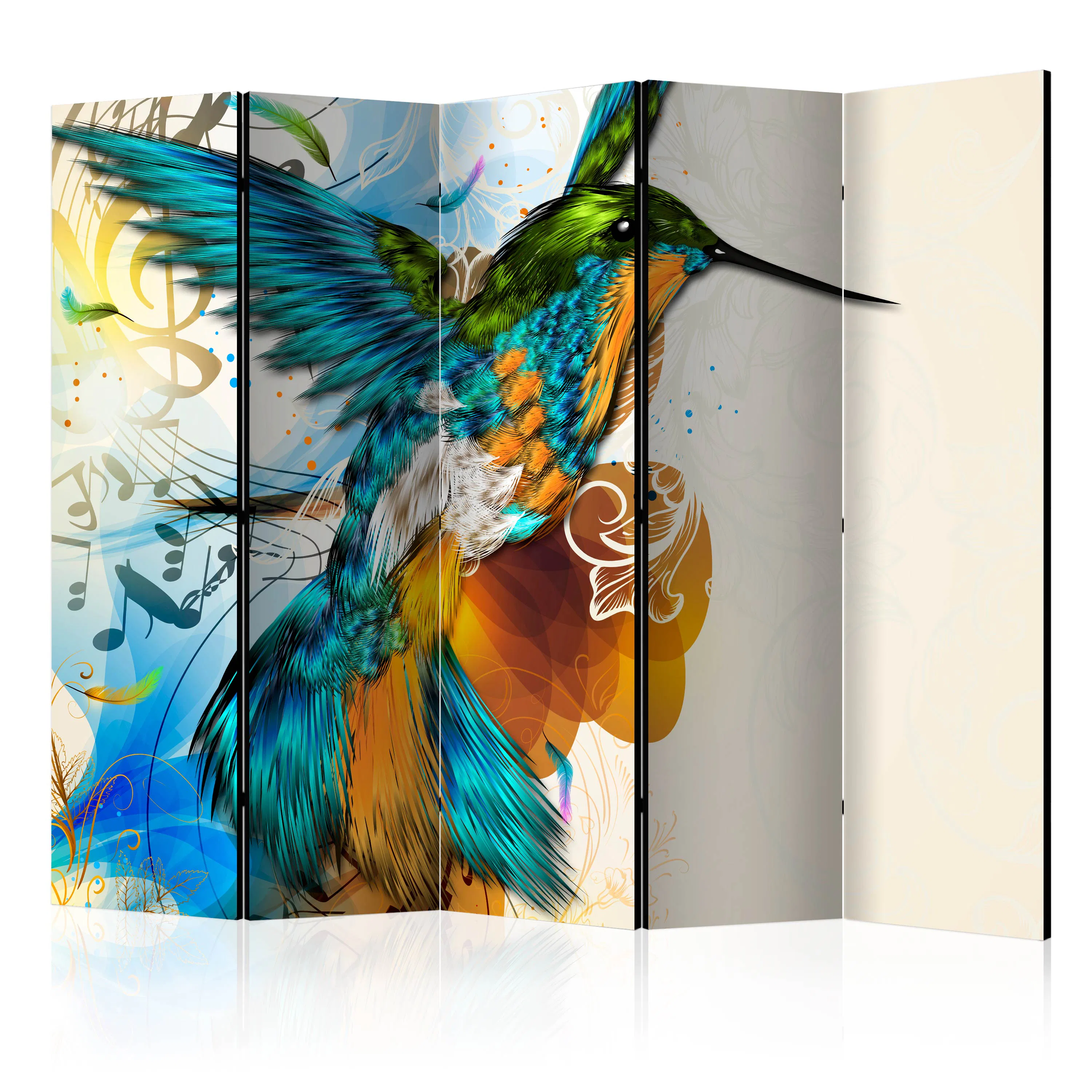 Rumsavdelare Skärmvägg Arkiio Marvelous Bird II 225x172 cm