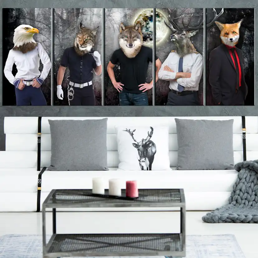 Tavla Arkiio Animal Faces