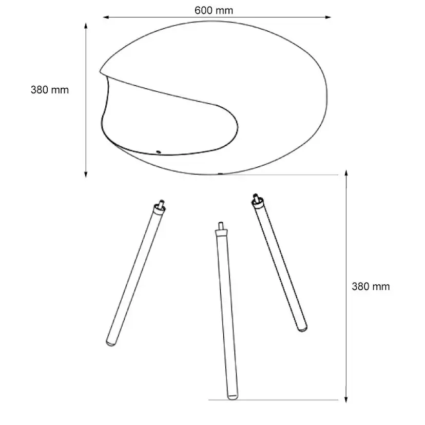 BIO-70-105 Mattsvart