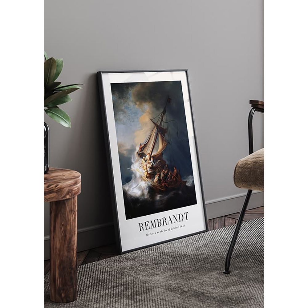 Poster Gallerix The Storm On The Sea Of Galilee By Rembrandt