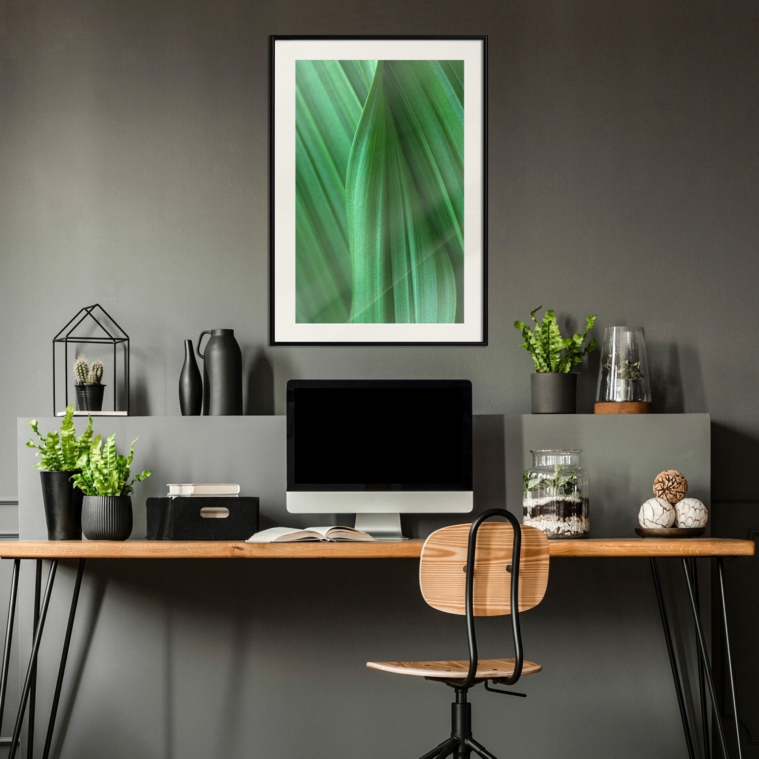 Poster Artgeist Affisch Leaf Texture