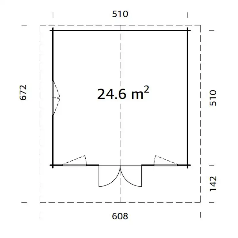 Stuga Palmako Helena 26 m2