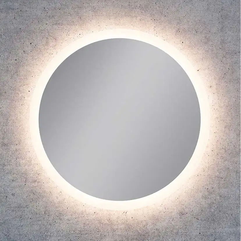 Spegel Vidi Atum Rund med LED-belysning