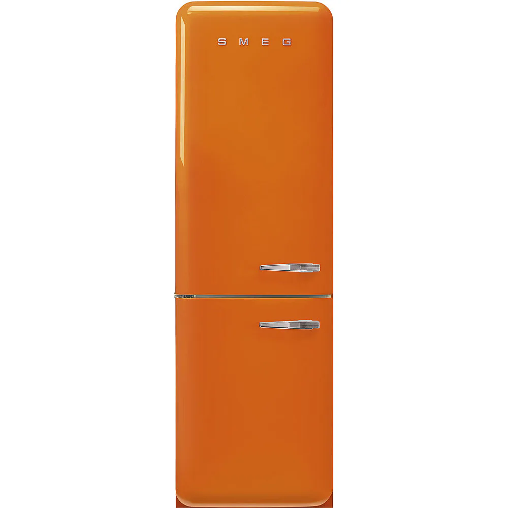 Kombinerad Kyl/frys Smeg FAB32/2025 Vänsterhängd Orange i 50´s Style