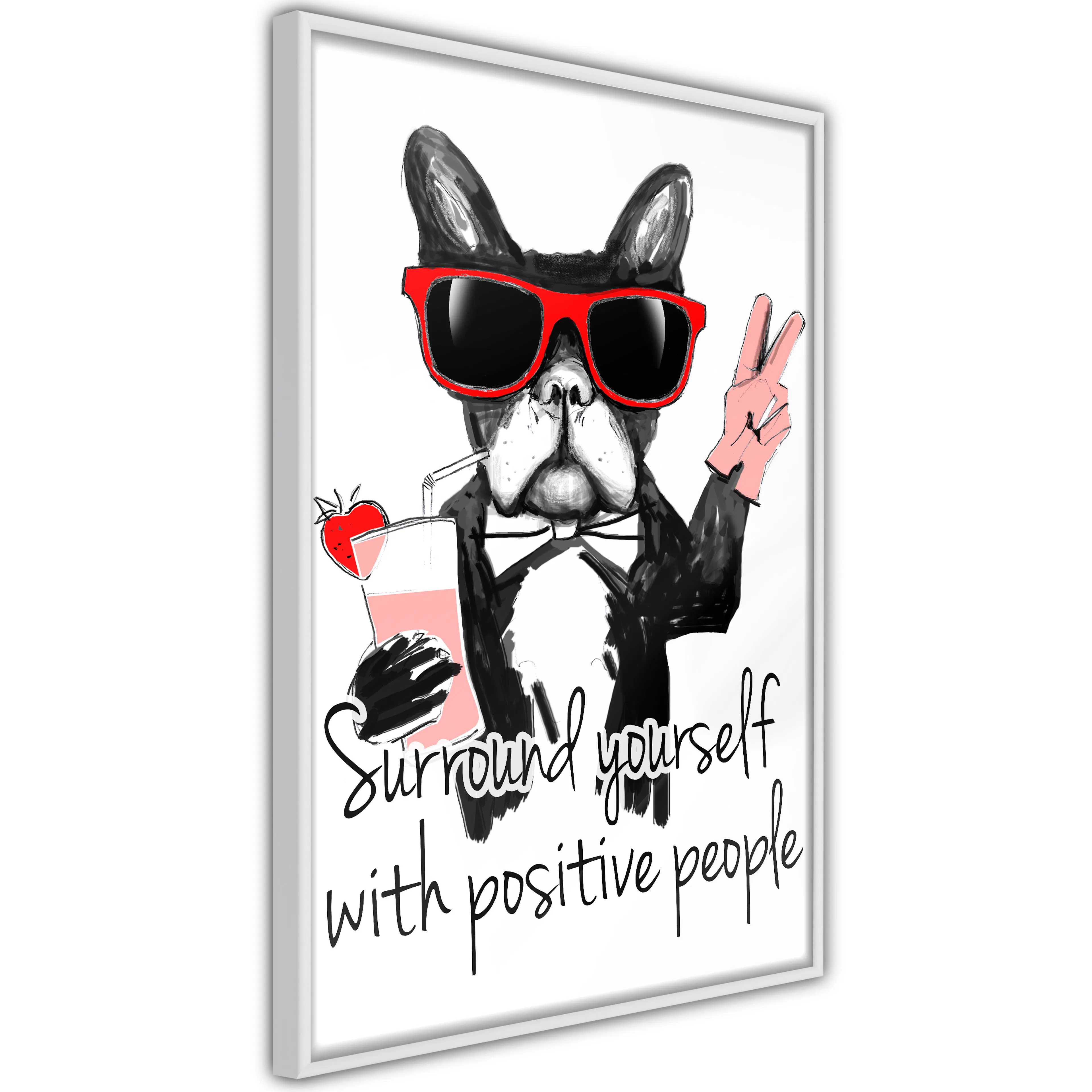 Poster Artgeist Affisch Surround Yourself With Positive People