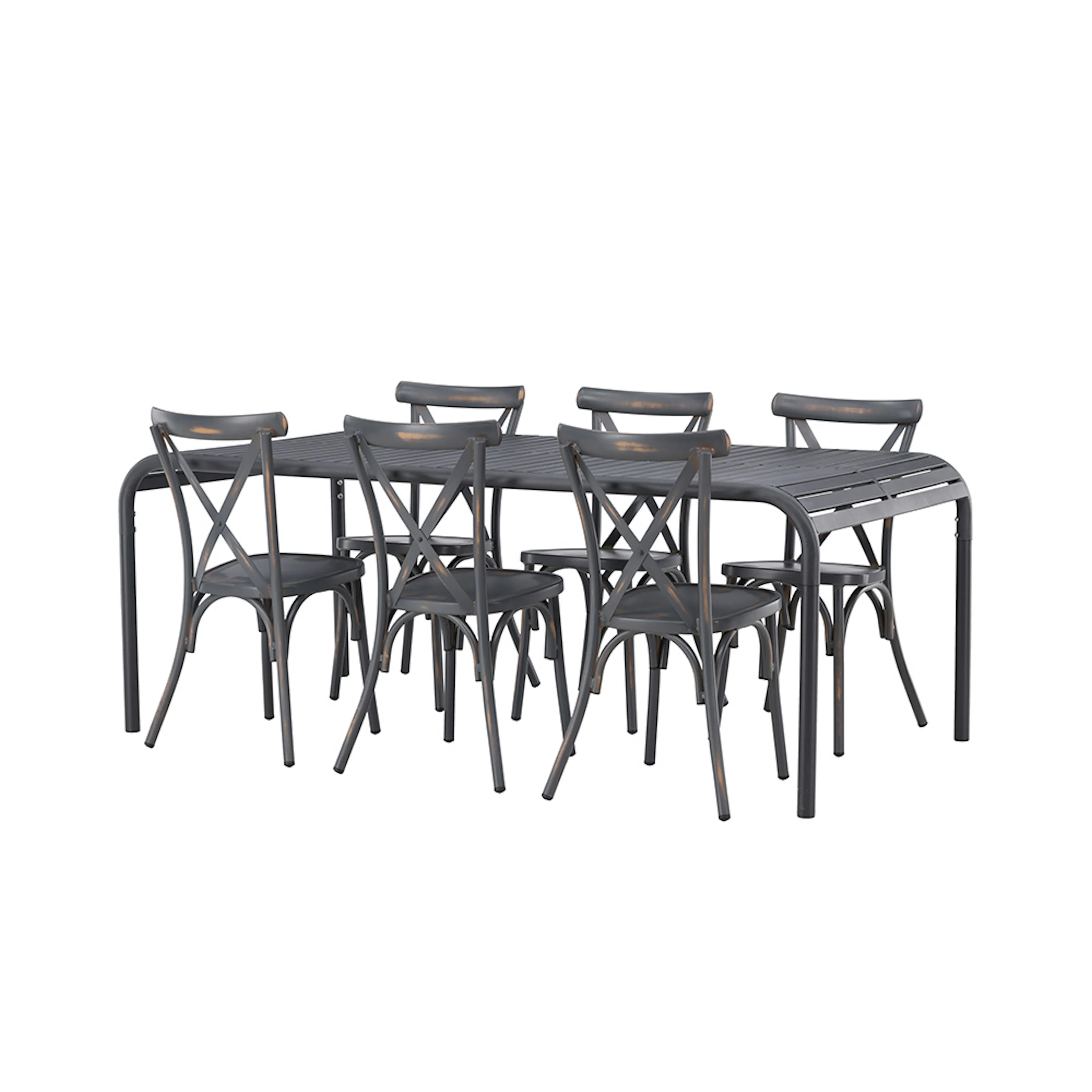 Matgrupp Venture Home Borneo Bord med 6 Tablas Stolar