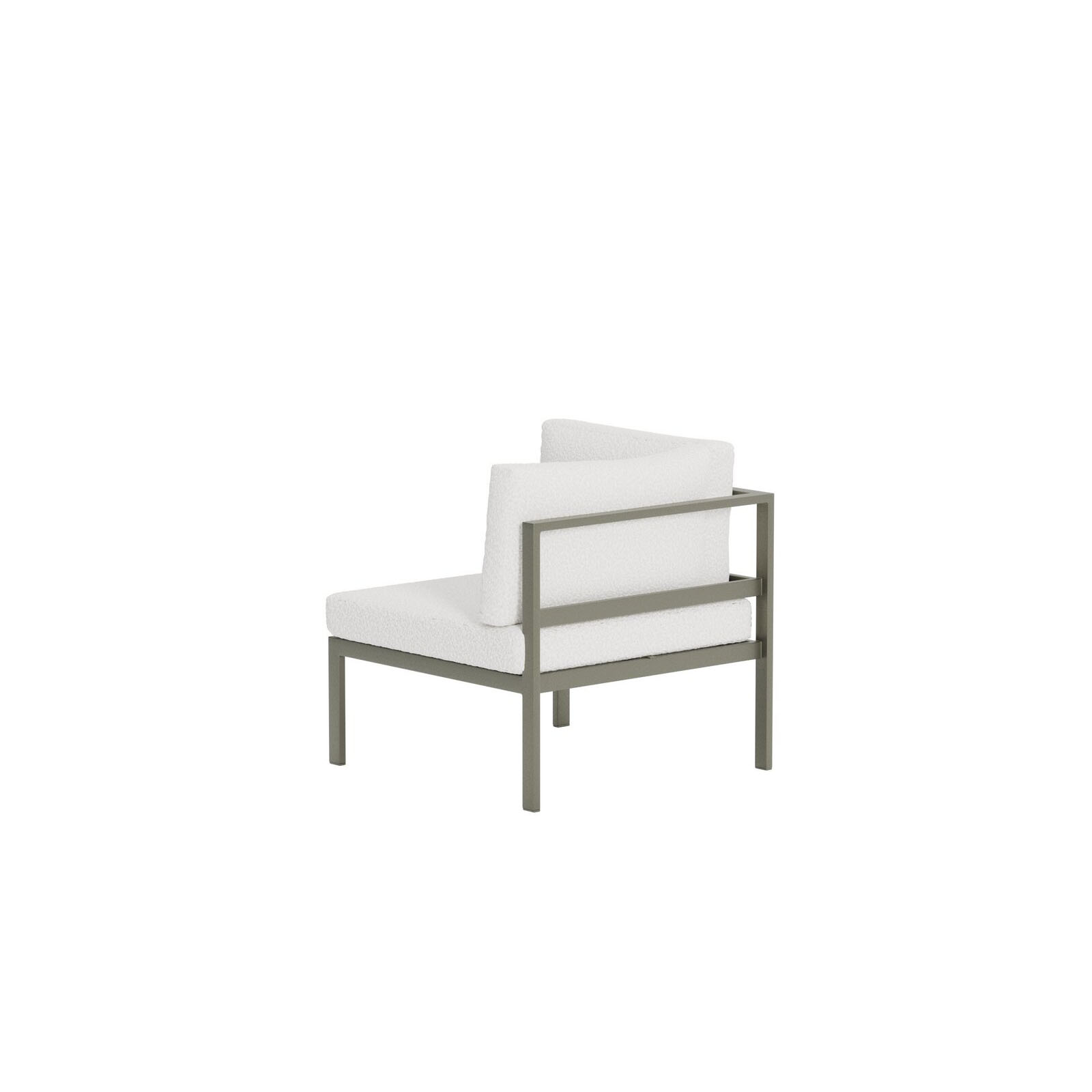 Copacabana Sofa Module Corner - Brown / White Bouclé Brown / White Bouclé