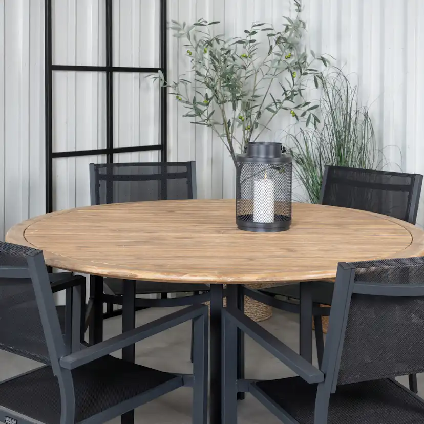 Matgrupp Venture Home Zurc med 6 Curz Stapelbara Matstolar