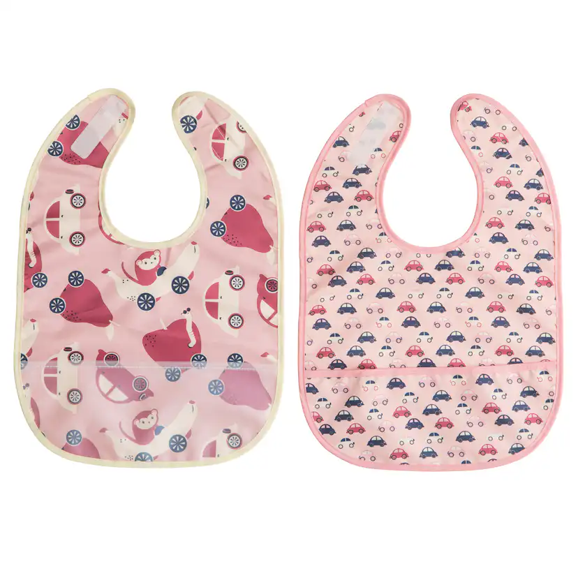 Haklapp Rätt Start 2-pack Bilar Lila/blå
