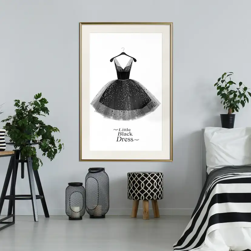 Poster Artgeist Affisch Little Black Dress
