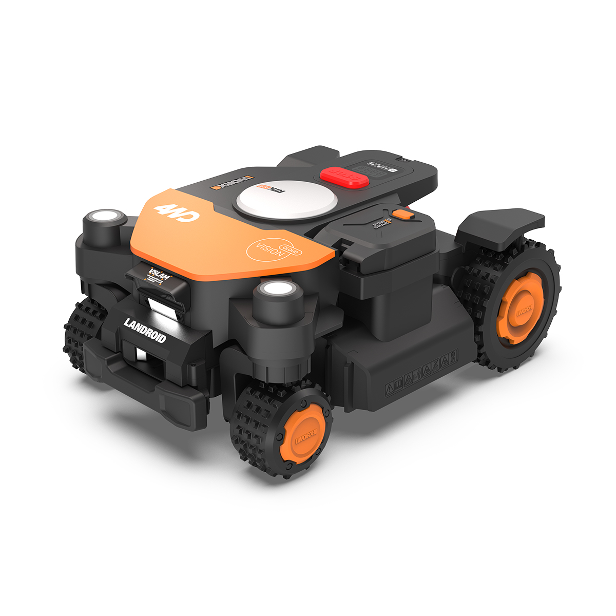 Robotgräsklippare Worx Landroid Vision Cloud AWD 4000m² Utan Slinga