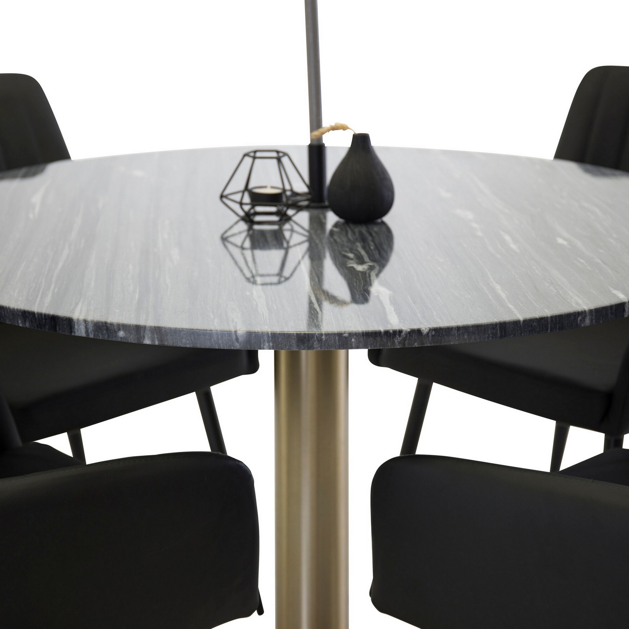 Matgrupp Venture Home Estelle Rund med 4st Comfort Stolar