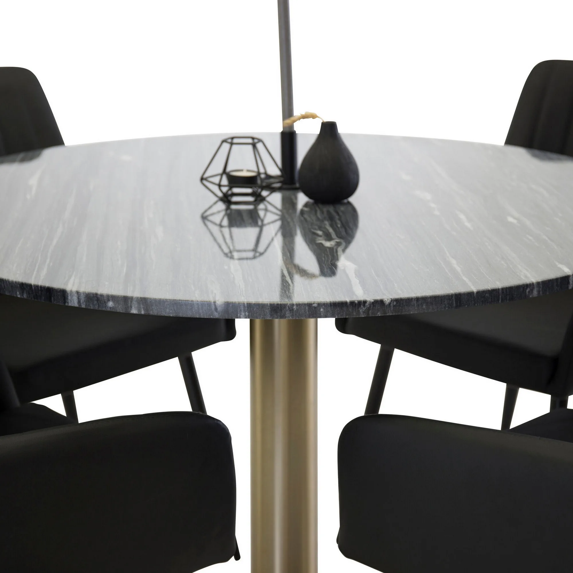 Matgrupp Venture Home Estelle Rund med 4st Comfort Stolar