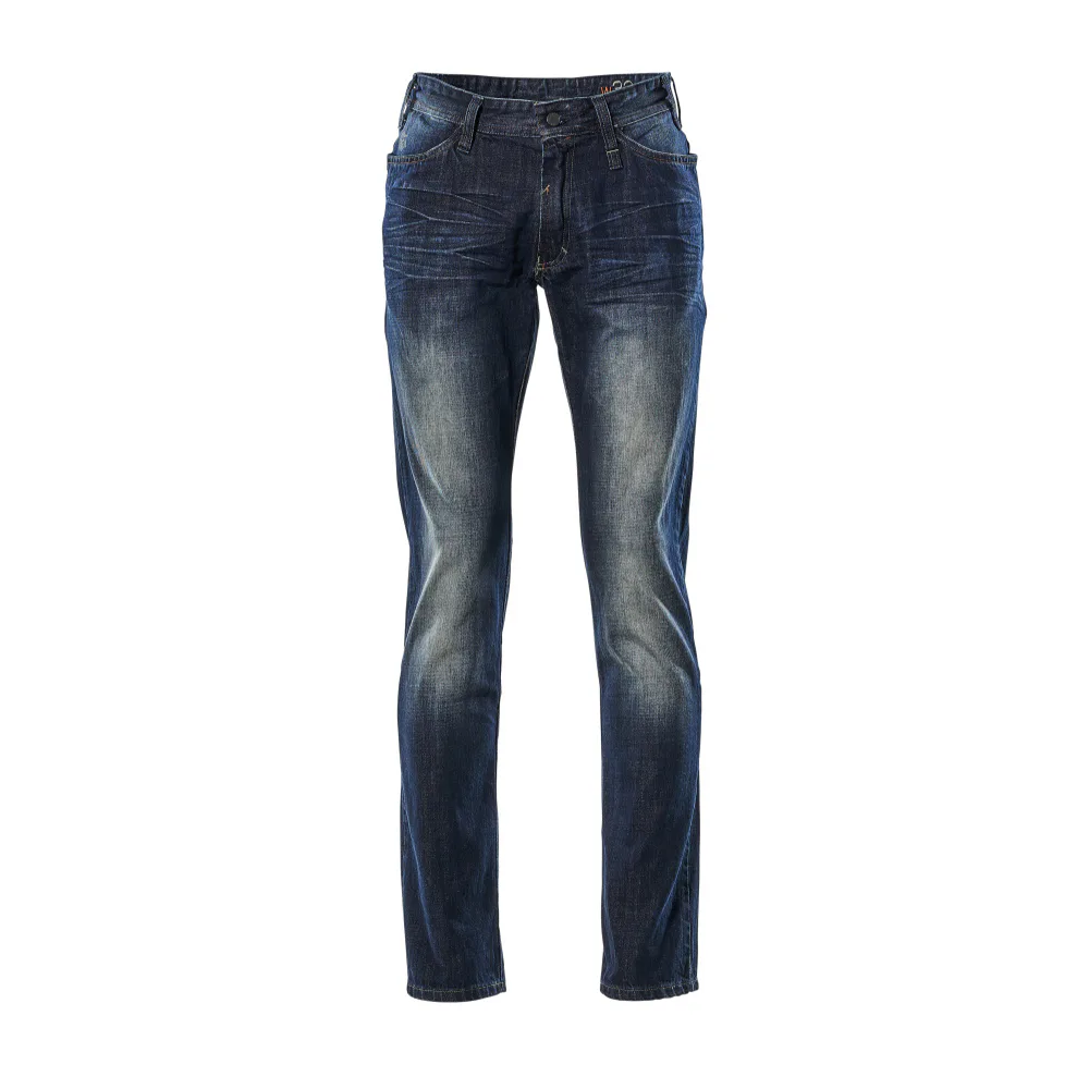 Tvättad Blå Denim