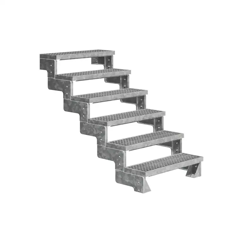 Gardentop gallersteg 100cm 6S utan räcke H: 1080-1320 mm