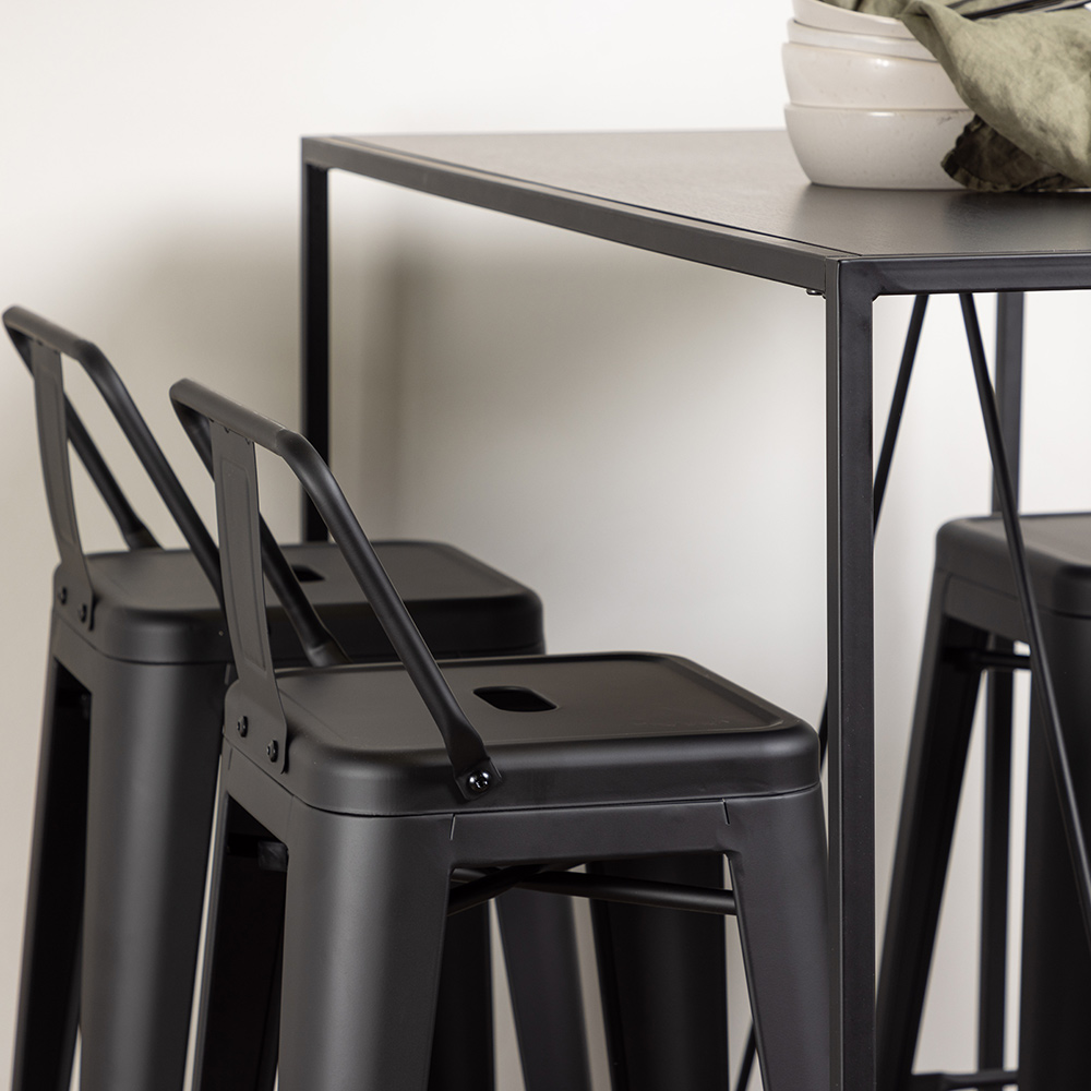 Matgrupp Venture Home Brea med 4 Tempe Flat Stolar