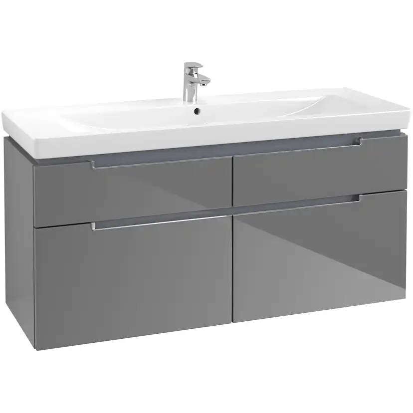 Tvättställsskåp Villeroy & Boch Subway 2.0 med 4 Lådor för Skåpstvättställ