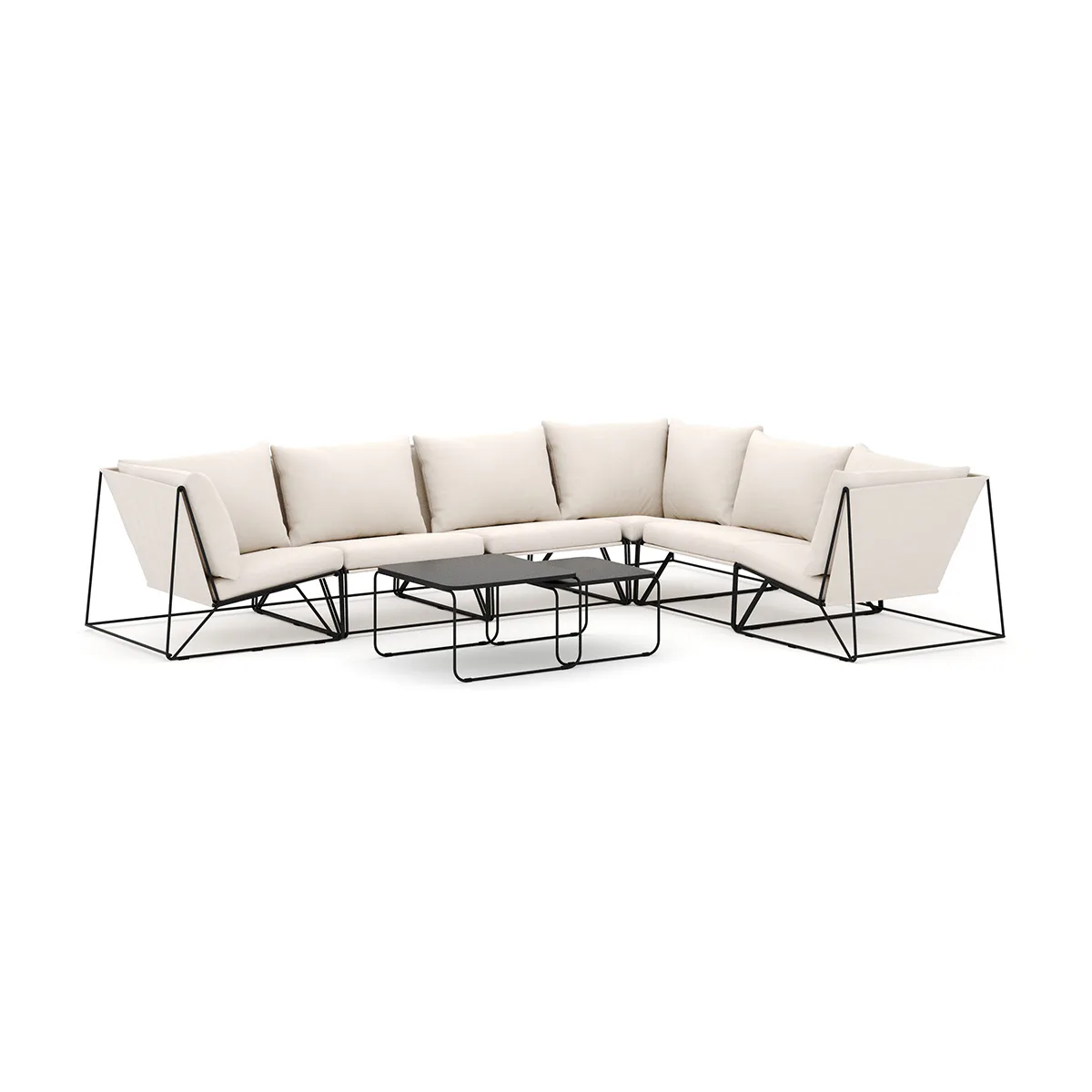 Svart/Beige