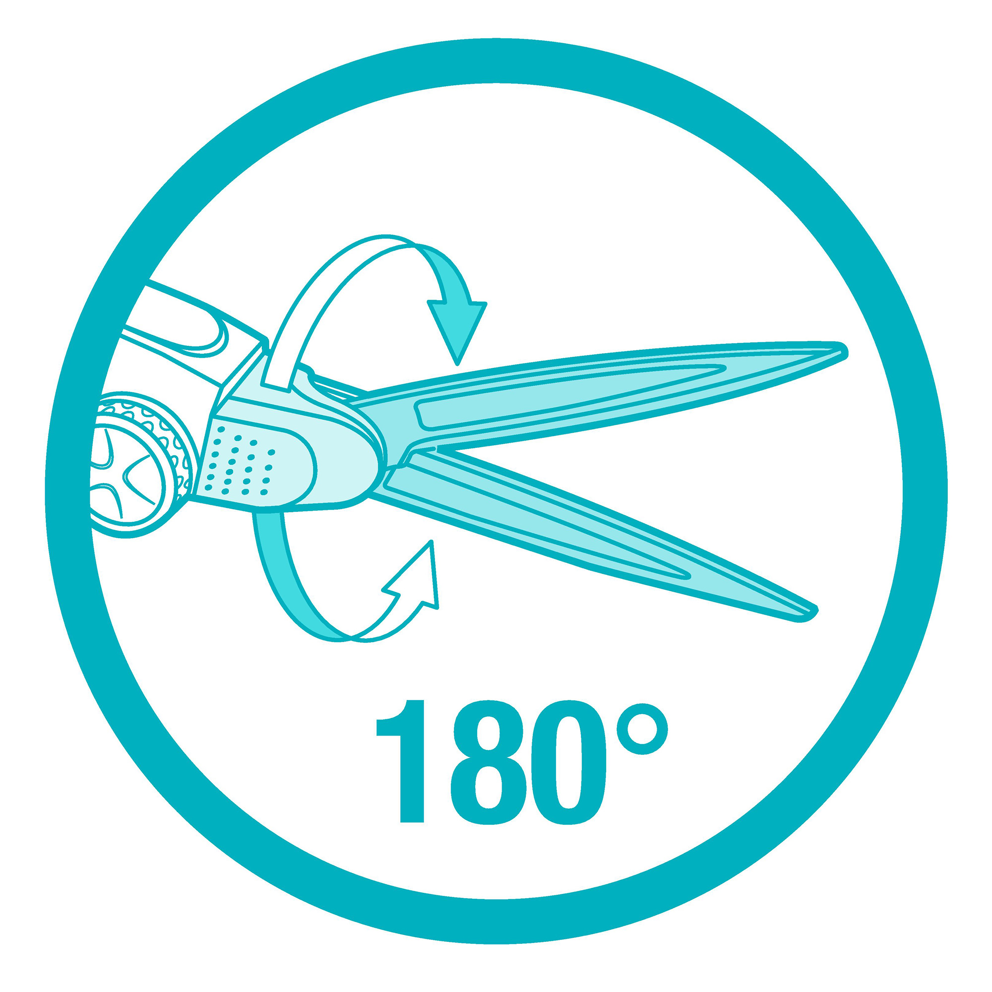 Grässax Gardena Comfort Långskaftad Vridbar