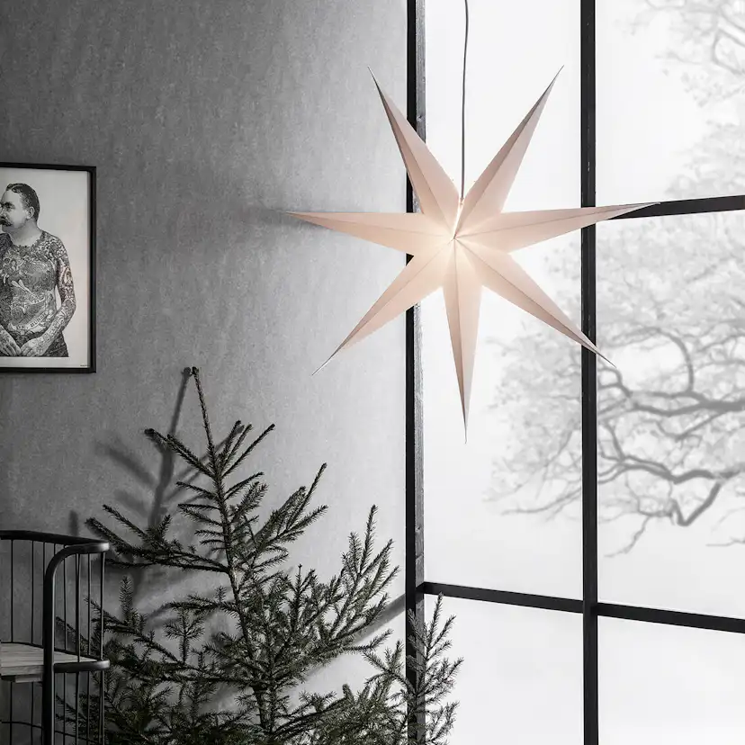 Adventsstjärna Markslöjd Duva Slim Hängande