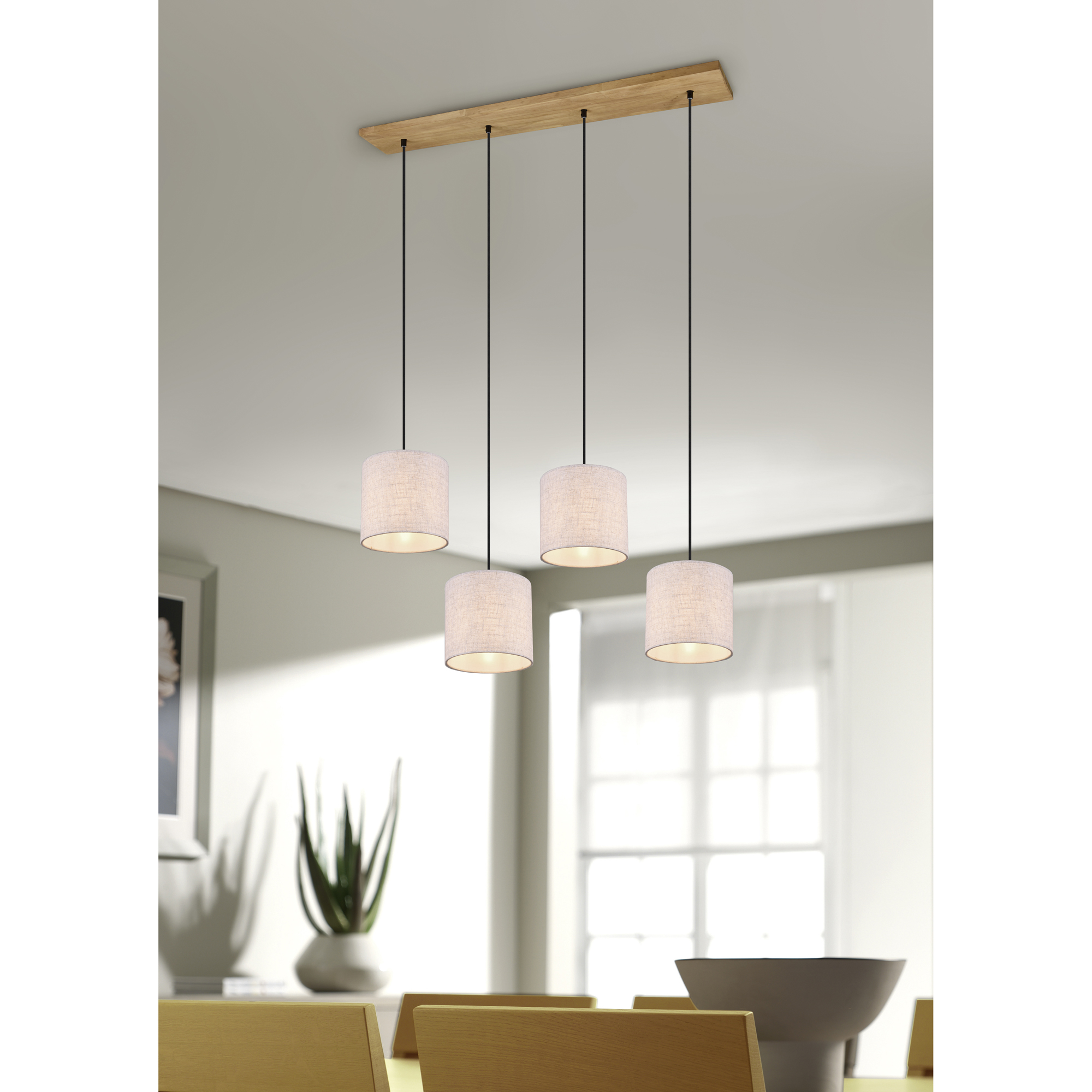 Taklampa Trio Elmau 4L E27
