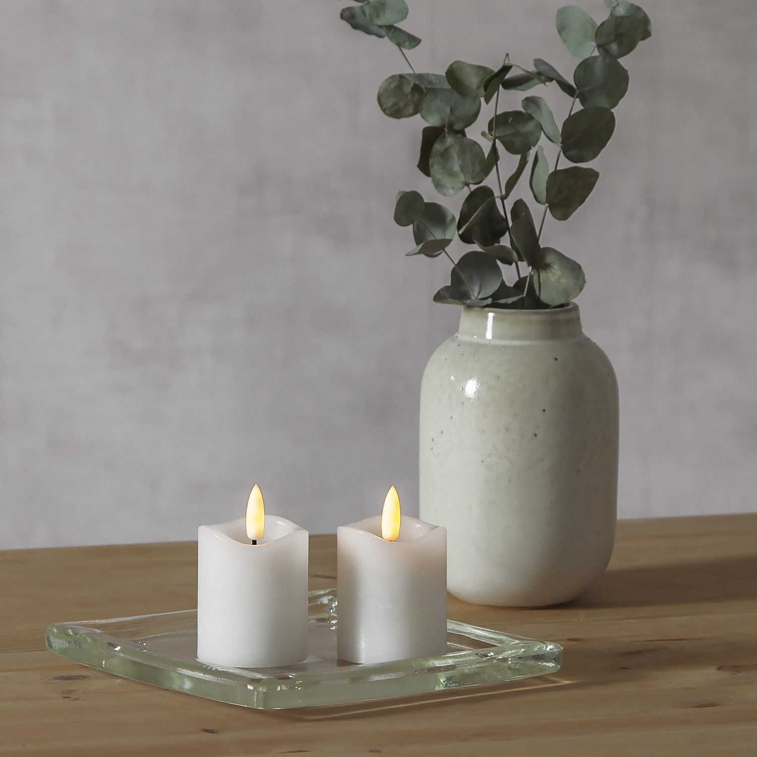 Blockljus Star Trading Flamme LED 2-pack Batteriljus