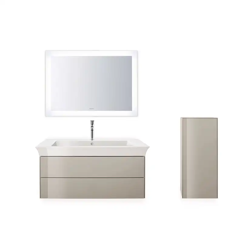 Tvättställ Vit Högblank 1055 mm 1055x490 mm, Hål för Blandare: Ja
