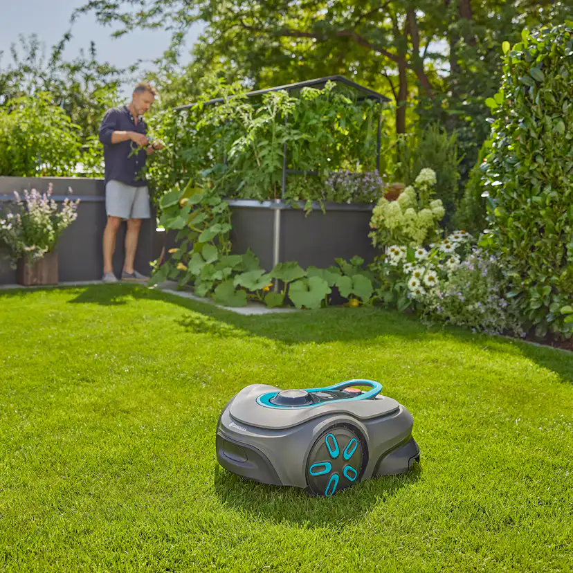 Robotgräsklippare Gardena Smart Sileno Sense 600 Bevattningspaket